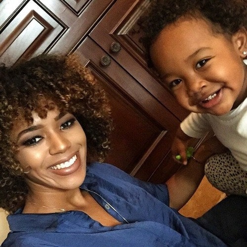 Candise Zepherin and her daughter Justice Johnson